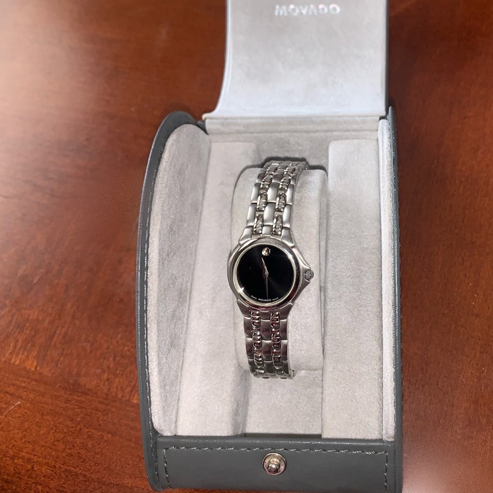 Movado Women’s Stainless Steel Sapphire Crystal